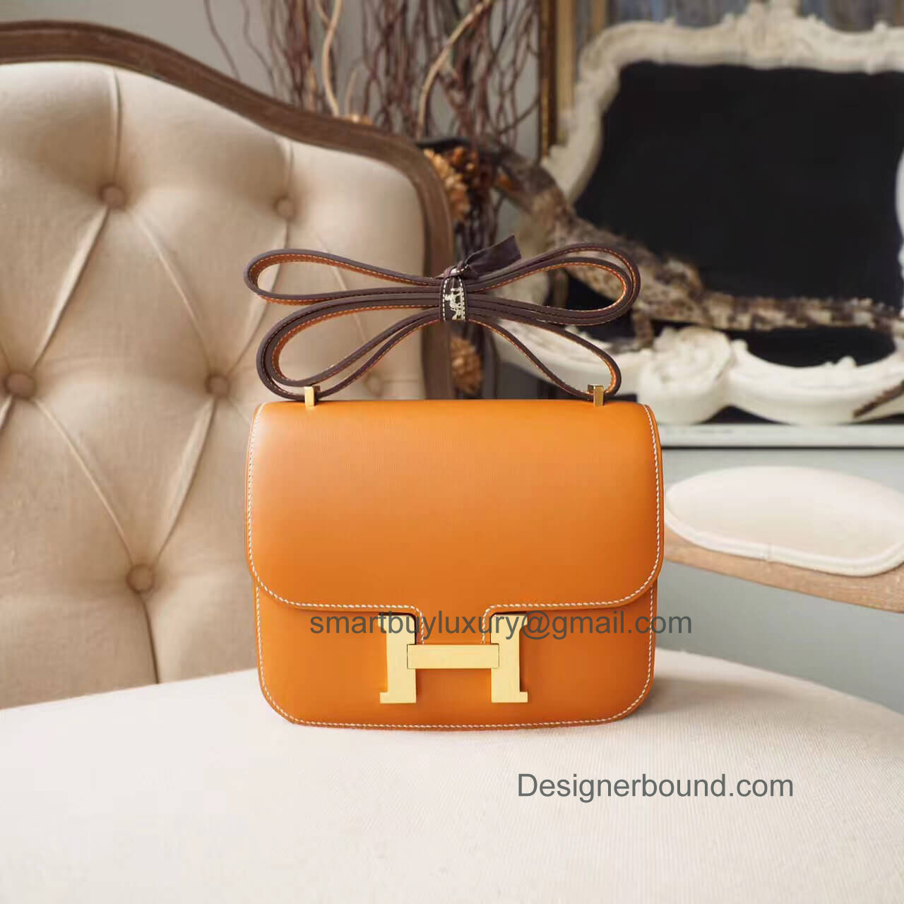 Hermes Mini Constance 18 Bag in ck37 Gold Tadelakt GHW